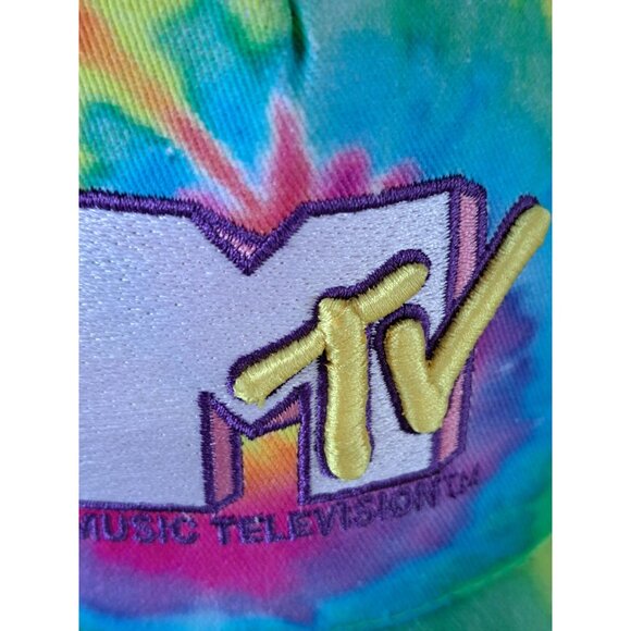 Mtv Music Television Tie Dye Snapback Hat 2019 Licensed Cap Unisex - Picture 2 of 7
